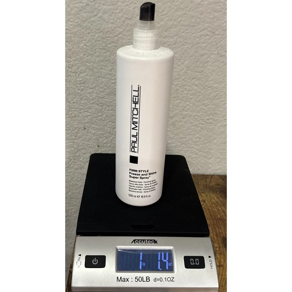 Paul Mitchell Firm Style Freeze & Shine Super Spray 16.9 oz Max Hold Finishing